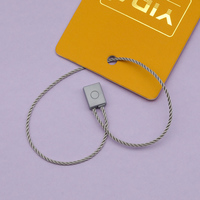 Cordon de fixation pour étiquettes de vêtements personnalisées, vente en gros pour fabricants, économique