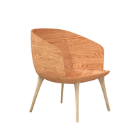 Panneau arrière de chaise de loisirs pliable en forme de U avec contreplaqué multicouche d'eucalyptus de conception incurvée pour l'hôtel et la cuisine
