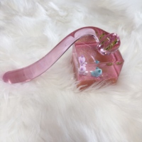 Vente en gros 2024 nouveau godemichet Anal de luxe en cristal rose fait à la main gode Sex Toys gode en verre jouet sexuel anal