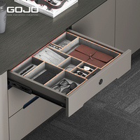 Bureau de direction moderne en forme de L Table de direction en bois de luxe pour chambre de PDG, bureau de patron et mobilier d'espace de travail de directeur