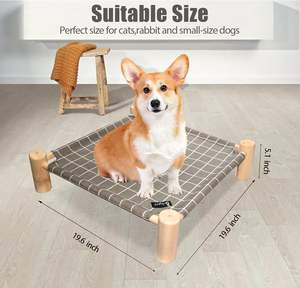 Fabriek Levering Groothandel Kleine Houten Verhoogde Hond Kat <span class=keywords><strong>Bed</strong></span> En Kat Hangmat <span class=keywords><strong>Bed</strong></span> - Product Image 3