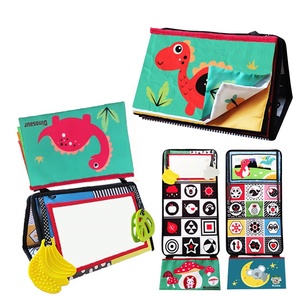 <span class=keywords><strong>Livre</strong></span> en tissu pour bébé Yuglow avec <span class=keywords><strong>miroir</strong></span> - Design d'animaux <span class=keywords><strong>de</strong></span> dessin animé, jouet éducatif précoce pour les enfants <span class=keywords><strong>de</strong></span> 0 à 24 mois - Product Image 2