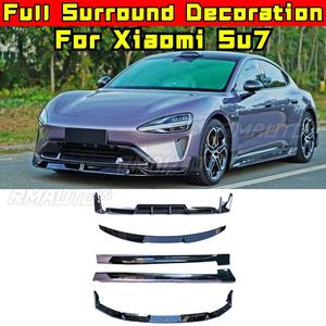 Extensión de alerón lateral para coche, difusor protector para Xiaomi Su7, alerón delantero y trasero, accesorios para coche en morado y negro - Product Image 2