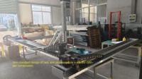 Module de crémaillère en acier pour manipulateur à portique transversal à levage sur axe Z avec table coulissante linéaire haut/bas