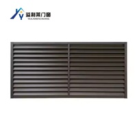 Volets Bahama en aluminium moderne à lamelles horizontales réglables avec isolation thermique pour une utilisation en extérieur et en entrepôt