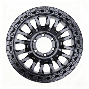 Ruedas Deportivas de Aleación de Aluminio Forjado para Mercedes Smart, Diseño de Malla Deportiva en Negro Brillante, <span class=keywords><strong>17</strong></span> 5x114.3 139.7 - Product Image 2