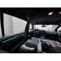 Kit d'éclairage intérieur de voiture RHD LHD pour Volkswagen GOLF 2014-2021, style écailles de dragon, éclairage ambiant LED