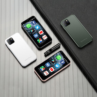 Mini Smartphone Android 8.1 avec Écran Tactile, WiFi, GPS, Processeur Quad Core MTK 65XX, Double SIM, Caméra Arrière 2MP, Écran 2.5'', Batterie 1000-1499mAh, Reconnaissance Faciale