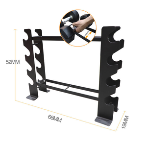 Support de rangement automatique pour haltères de musculation en salle de sport, support hexagonal en métal pour haltères, durable, caractéristique SULI SL2010 - Product Image 4