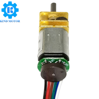 Motor Gear Box Encoder Reduktor Kotak Persegi Logam Double Flat Shaft Gm12 N10 N20 N30 0.5w Dc 3v 5v 6v 12v 10 40 50 60 80 100 700 Rpm