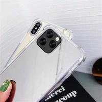 Étui de téléphone miroir de maquillage transparent de luxe pour iphone 16 Pro XS MAX XR X étui en Silicone souple étui antichoc pour iphone 16 Pro Max