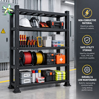 Étagères de stockage isolantes électriques non conductrices pour équipements de commutation, en PRV, pour entrepôt, vente en gros