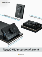 MIJING iRepair P12 programmeur de lecture et d'écriture de disque dur pour iPhone 6-11pm une clé à l'écran violet BGA110 programmeur PCIE NAND