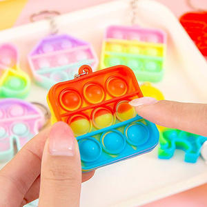 Gantungan kunci dekompresi jari gantungan kunci anak mainan anak perempuan gantungan kunci besar gantungan kunci - Product Image 4