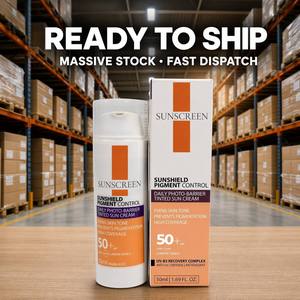 <span class=keywords><strong>Correcteur</strong></span> de teint SPF50, crème solaire minérale teintée, large spectre, anti-hyperpigmentation, haute couvrance, pour peaux sensibles, visage, usage quotidien - Product Image 4