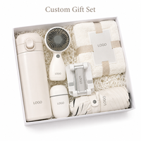 Coffret Cadeau Personnalisé en Acier Inoxydable pour Femme, Boîte Souvenir avec Logo Sérigraphié, Cadeau d'Entreprise Économique pour Employés