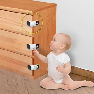 Baby Proof Kabinet Lock 90 Graden Kind Veiligheid Lade Retangular Lock