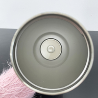 Bouteille d'eau en acier inoxydable plaqué or miroir, anti-fuite, 30 oz, avec paille rabattable et poignée, pour gravure au laser, entrepôt américain