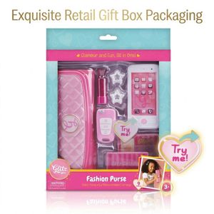 Set de Bolsos de Moda EPT para Niñas Pequeñas, Set de Regalo Infantil con Teléfono de Juguete y Llaves de Coche de Juguete, Set de Juego de Salón de Belleza con Luz - Product Image 3