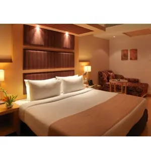 现代风格酒店家具卧室套房套装双人特大床5星级酒店客房家具套装