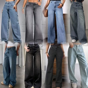 Últimos Pantalones Vaqueros Holgados de Cintura Alta para <span class=keywords><strong>Mujer</strong></span>, de Pierna Recta, Cómodos y Duraderos, <span class=keywords><strong>con</strong></span> Múltiples Bolsillos, Ideales para el Trabajo - Product Image 5