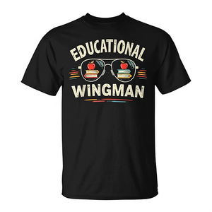 Camiseta Educativa Wingman, Regalo para Maestros y Asistentes de Enseñanza, Camiseta Promocional - Product Image 2