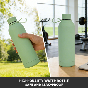 Vaso Térmico de Acero Inoxidable de Doble Pared, Libre de BPA, Botella de Agua Aislada Personalizada, Deportiva - Product Image 2