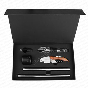 Cheerfast Factory Venta al por mayor Ice Chilling Stick High-End Acero inoxidable Wine Chiller Stick Juego <span class=keywords><strong>de</strong></span> regalo - Product Image 3