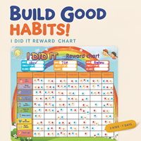 Tableau de récompenses magnétique pour enfants avec autocollants de responsabilité et de comportement, pour l'éveil et l'éducation des tout-petits à la maison et à l'école