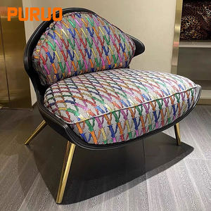 PURUO Luxury Villa Hotel Lounge Uso Sala de estar Muebles Living Set <span class=keywords><strong>Sofás</strong></span> Royal Luxury Cheap Cafe Sentado Home Bar Sofá francés - Product Image 3