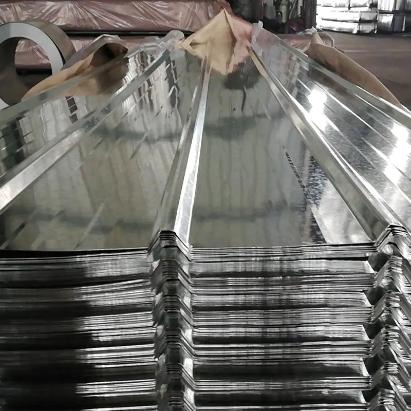 Fabbricazione di materiale da costruzione in acciaio a immersione a caldo Gi bobina in acciaio rivestito di zinco tegole in metallo ondulato per copertura in lamiera d'acciaio zincata