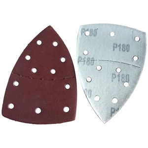 Chà nhám giấy Pad 152*105 Mét chuột hình tam giác 11 lỗ móc và vòng lặp đĩa - Product Image 5