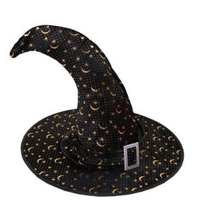 Nieuwe Halloween Heks Set Spin Cosplay Kostuum Voor Meisjes Zwart Mesh Pailletten Pompadour Jurk - Product Image 4