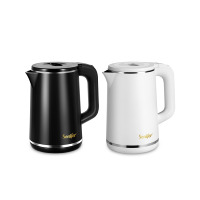 Sonifer SF-2149 900ml 1000W Bouilloire électrique en acier inoxydable Arrêt automatique et poignée froide pour usage domestique
