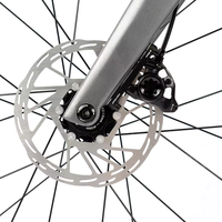 Vélo de course sur route Gravel V3 en fibre de carbone WheelTop TX 24 vitesses, frein à disque à pression d'huile radiovariable, capacité de charge 150 kg, vélo de ville sportif