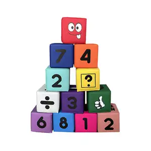 Erken eğitim çocuk yumuşak oyun köpük blok köpük alfabe blokları köpük yapı taşları için evler için bebekler