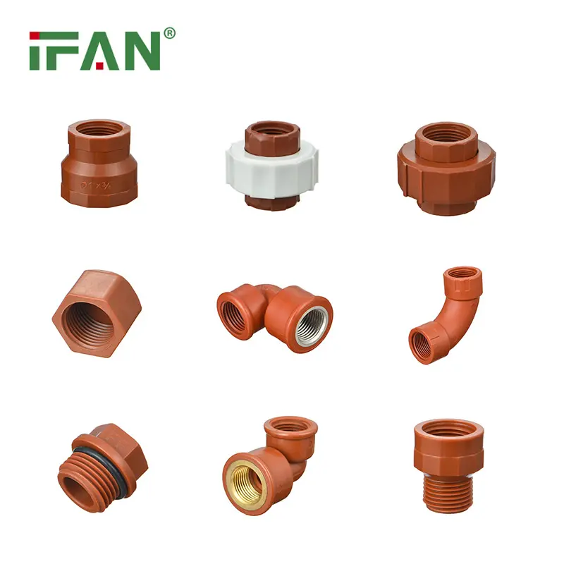 IFAN Factory Direct PP Pipe Fitting Male And Female Thread PPH Fittings Reducer Elbow All Size PPH