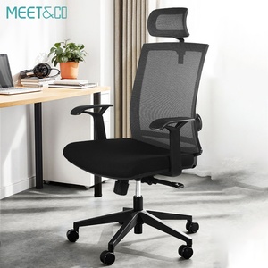 Silla de Oficina Ejecutiva Ergonómica Moderna de Alta Calidad en Cuero PU con Respaldo Giratorio y Función Plegable para Personal de Oficina - Product Image 1