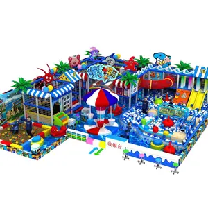 Kommerzielle indoor-Spielplatz Ausstattung mit Meeres-Themen und Ball-Bunnen für Vergnügungspark