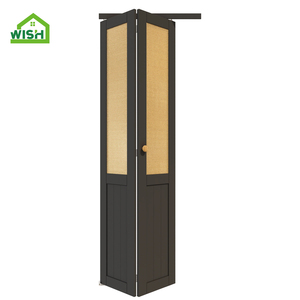 Acordeón plegable <span class=keywords><strong>de</strong></span> puerta corredera Interior compuesto <span class=keywords><strong>de</strong></span> madera <span class=keywords><strong>de</strong></span> diseño moderno para acabado comercial residencial para sala <span class=keywords><strong>de</strong></span> estar - Product Image 1