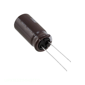 Condensador de Canal de Fabricante UPX1E331MHD1TO, de Orificio Pasante, 330 uF, Aluminio, 330UF, 20%, 25V, Radial TH - Product Image 1