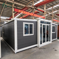 Maisonnette préfabriquée de 20 pieds, 1, 2, 3, 4 ou 5 chambres, modulaire, extensible, portable, de haute qualité, pour l'Australie