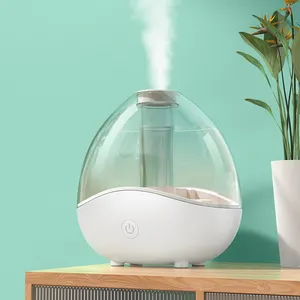 New Minimalist Transparent Ultrasonic Essential Oil D 1.5l Cool Mist Humidifier Colorful Atmosphere Light