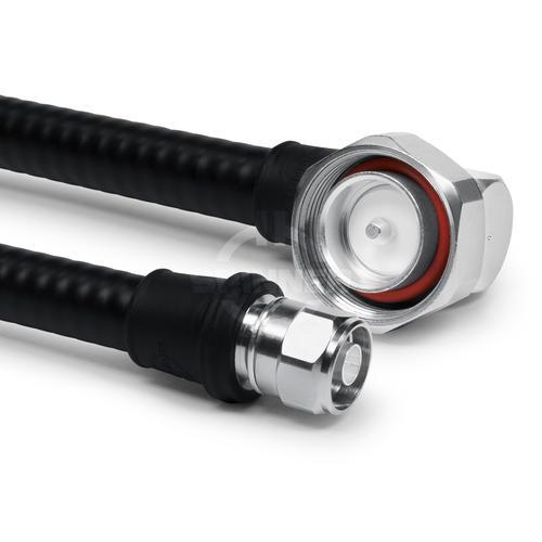 High quality and factory price RF Coaxial 5m 1/2 Superflex Feeder Cable 4310 Type Connector Brass jumper cable