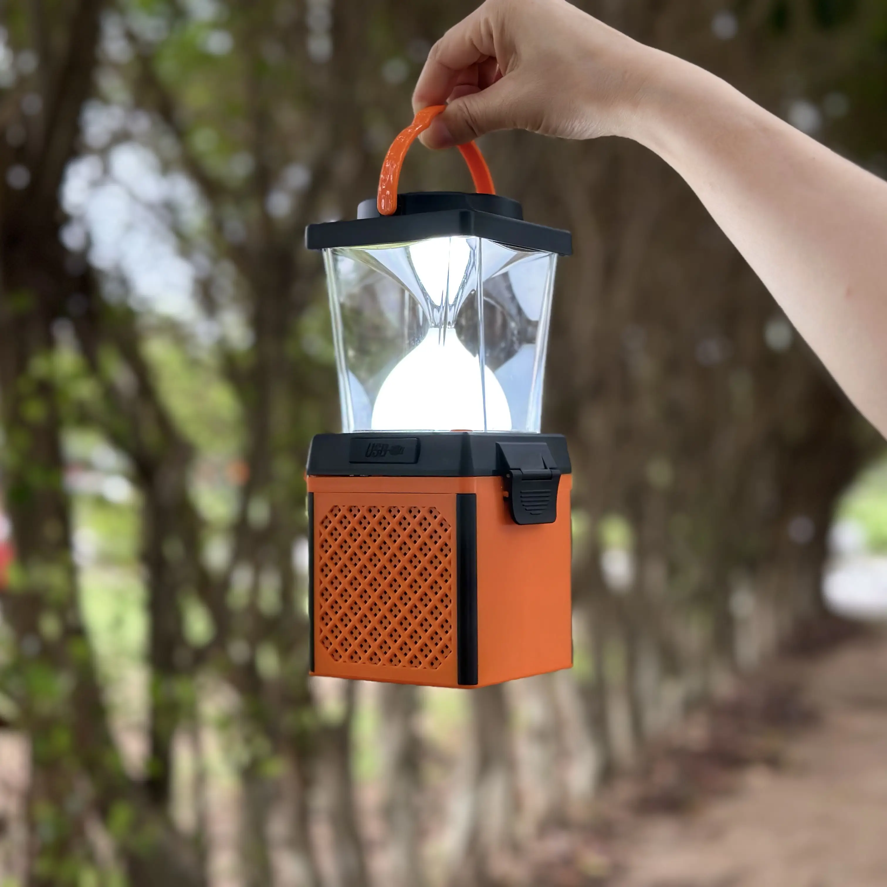 Camping Tent Licht Oplaadbare Outdoor Draagbare Camping Led Lamp Oem Camping Zout Water Lantaarn