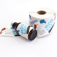 Autocollants en vinyle imperméables avec logo imprimé sur mesure pour l'emballage cosmétique - Soins de la peau et rouleaux d'étiquettes adhésives pour rouges à lèvres