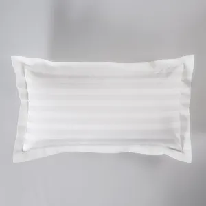 优雅耐用豪华床罩床上用品套装100% 纯棉纯白定制羽绒被床上用品套装