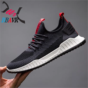 Zapatillas Deportivas Casuales de Moda al por Mayor para Hombre, Ligeras, Transpirables, con Forro de Malla, Tejido de Punto Volador, para Verano y Otoño - Product Image 1