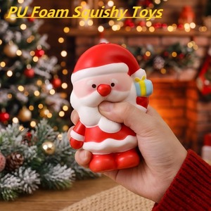 Nuevo Juguete Blandito de Espuma PU/EVA de Navidad, Santa Claus, Muñeco de Nieve, Antiestrés, de Rebote Lento, de Dibujos Animados, Unisex - Product Image 3