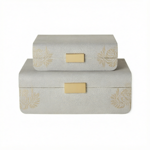 12 piezas Caja de exhibición de gemas de cuero transparente con hebilla redonda simple, para anillos, piedras y diamantes sin engaste - Product Image 1
